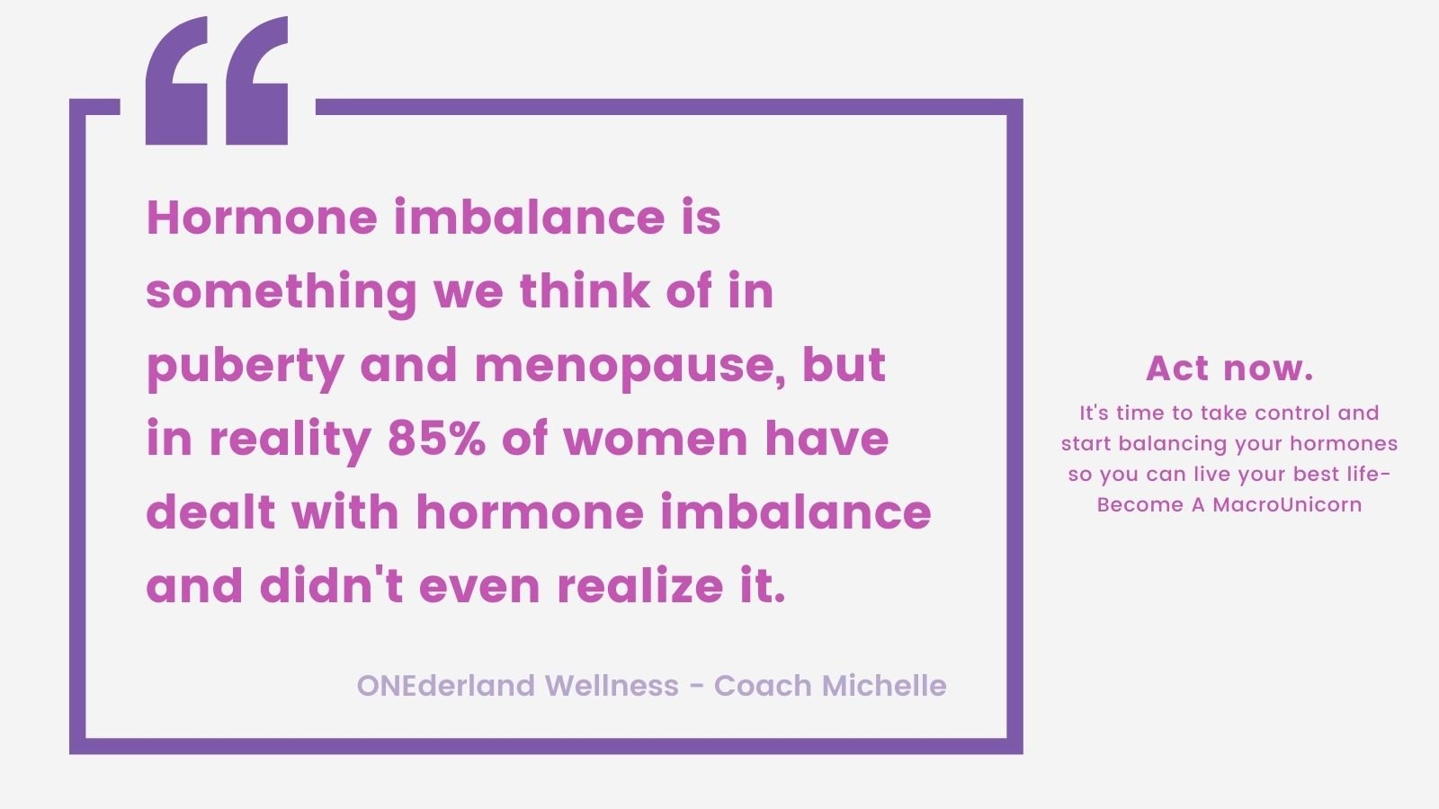 Women hormone imbalance